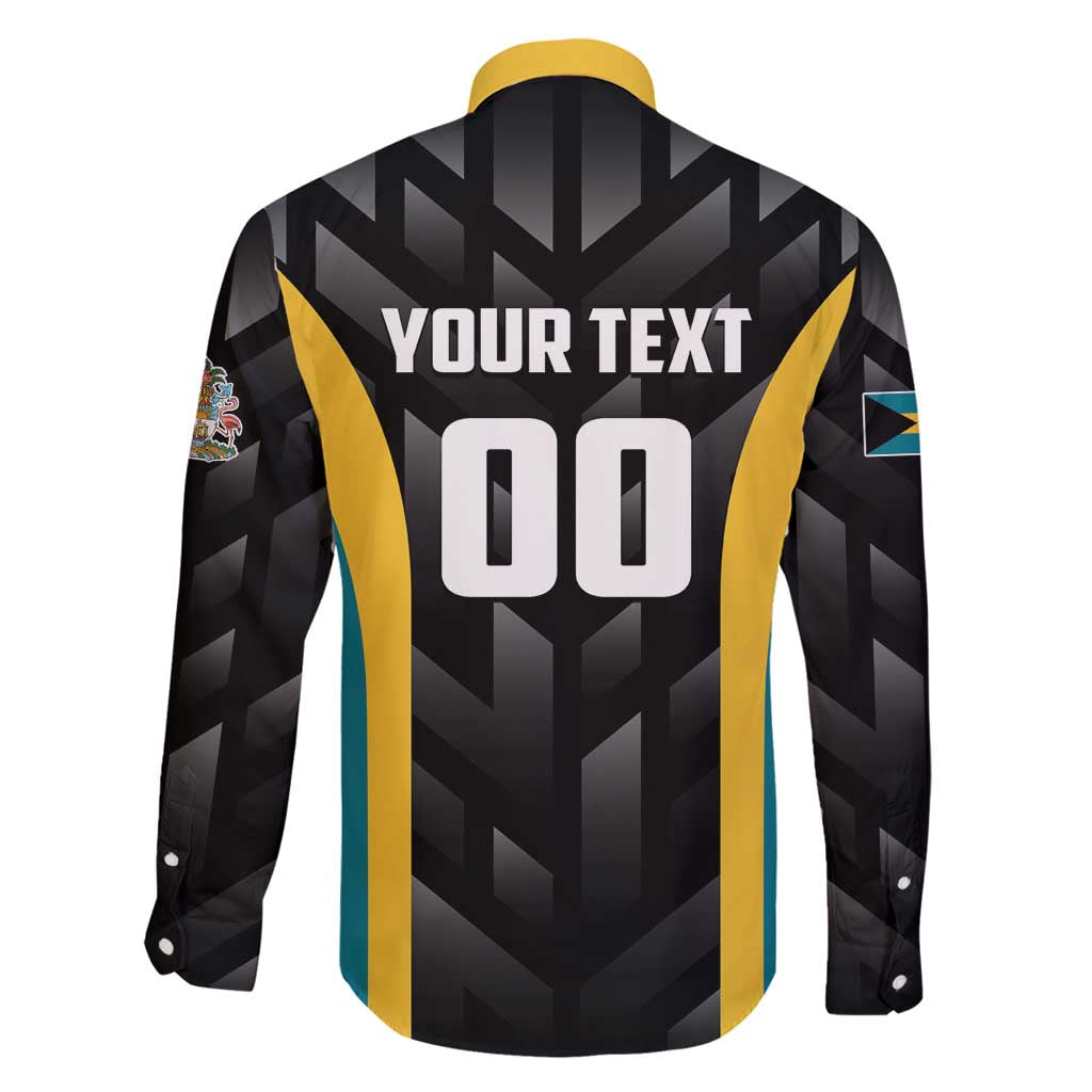 Bahamas Basketball Custom Family Matching Long Sleeve Bodycon Dress and Hawaiian Shirt Team Bahamas Come On