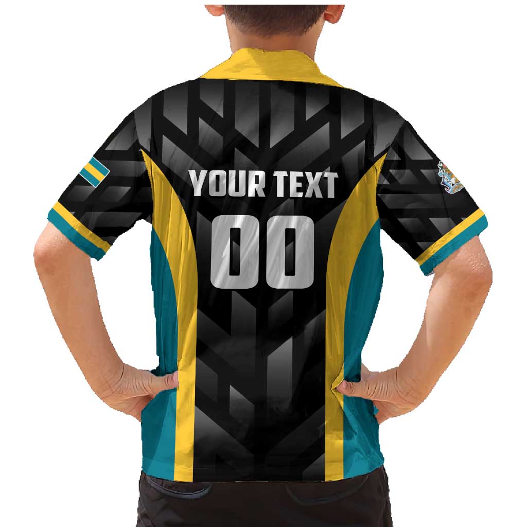 Bahamas Basketball Custom Family Matching Mermaid Dress and Hawaiian Shirt Team Bahamas Come On