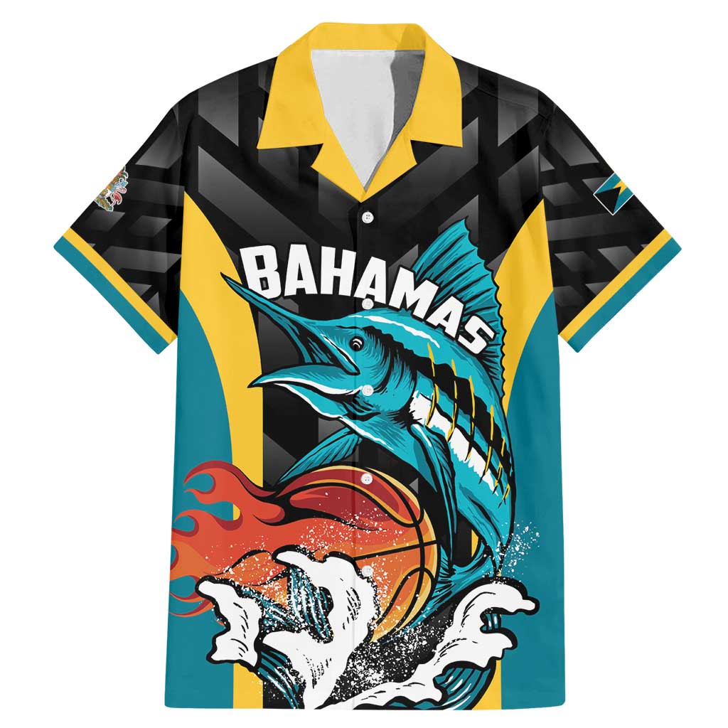 Bahamas Basketball Custom Family Matching Mermaid Dress and Hawaiian Shirt Team Bahamas Come On