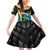 Bahamas Basketball Custom Family Matching Off Shoulder Short Dress and Hawaiian Shirt Team Bahamas Come On