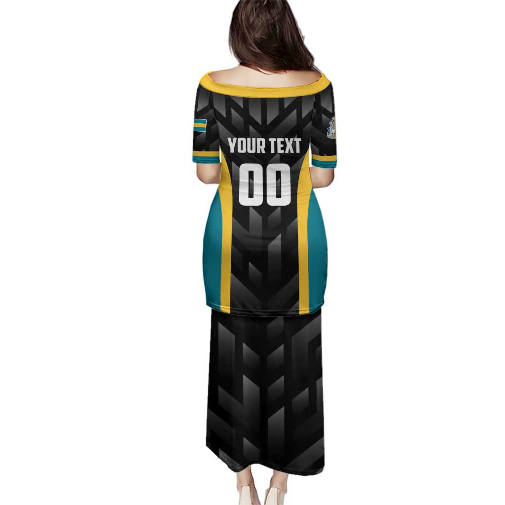 Bahamas Basketball Custom Family Matching Puletasi and Hawaiian Shirt Team Bahamas Come On