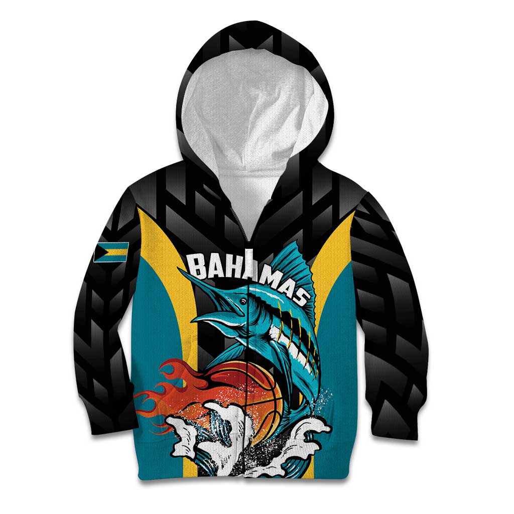 Bahamas Basketball Custom Kid Hoodie Team Bahamas Come On