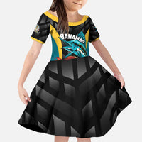 Bahamas Basketball Custom Kid Short Sleeve Dress Team Bahamas Come On