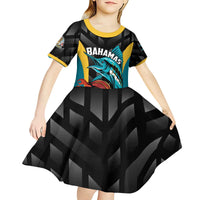 Bahamas Basketball Custom Kid Short Sleeve Dress Team Bahamas Come On