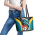 Bahamas Basketball Leather Tote Bag Team Bahamas Come On