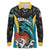 Bahamas Basketball Custom Long Sleeve Polo Shirt Team Bahamas Come On