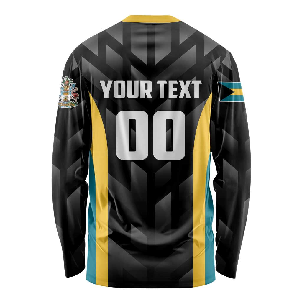 Bahamas Basketball Custom Long Sleeve Shirt Team Bahamas Come On