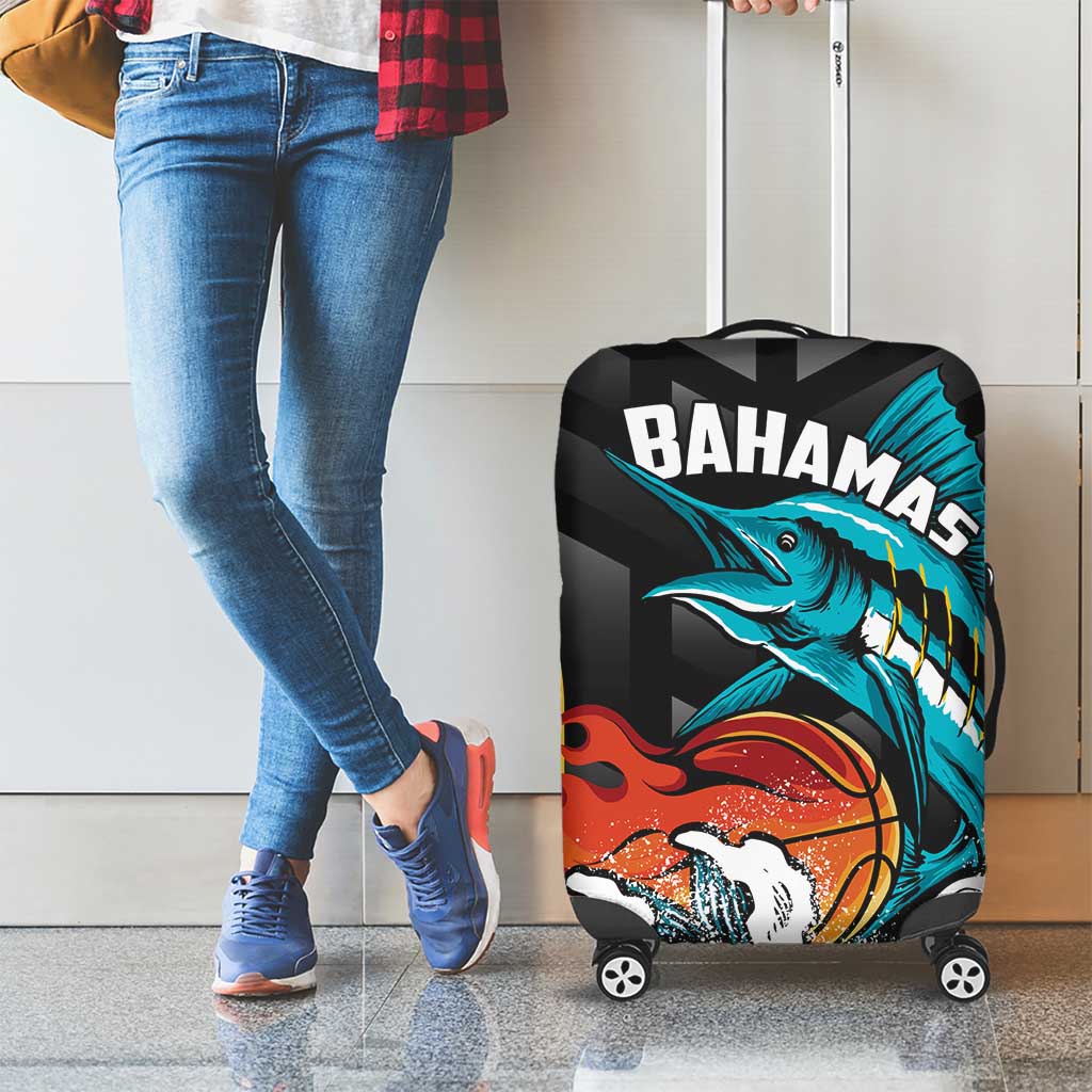 Bahamas Basketball Luggage Cover Team Bahamas Come On