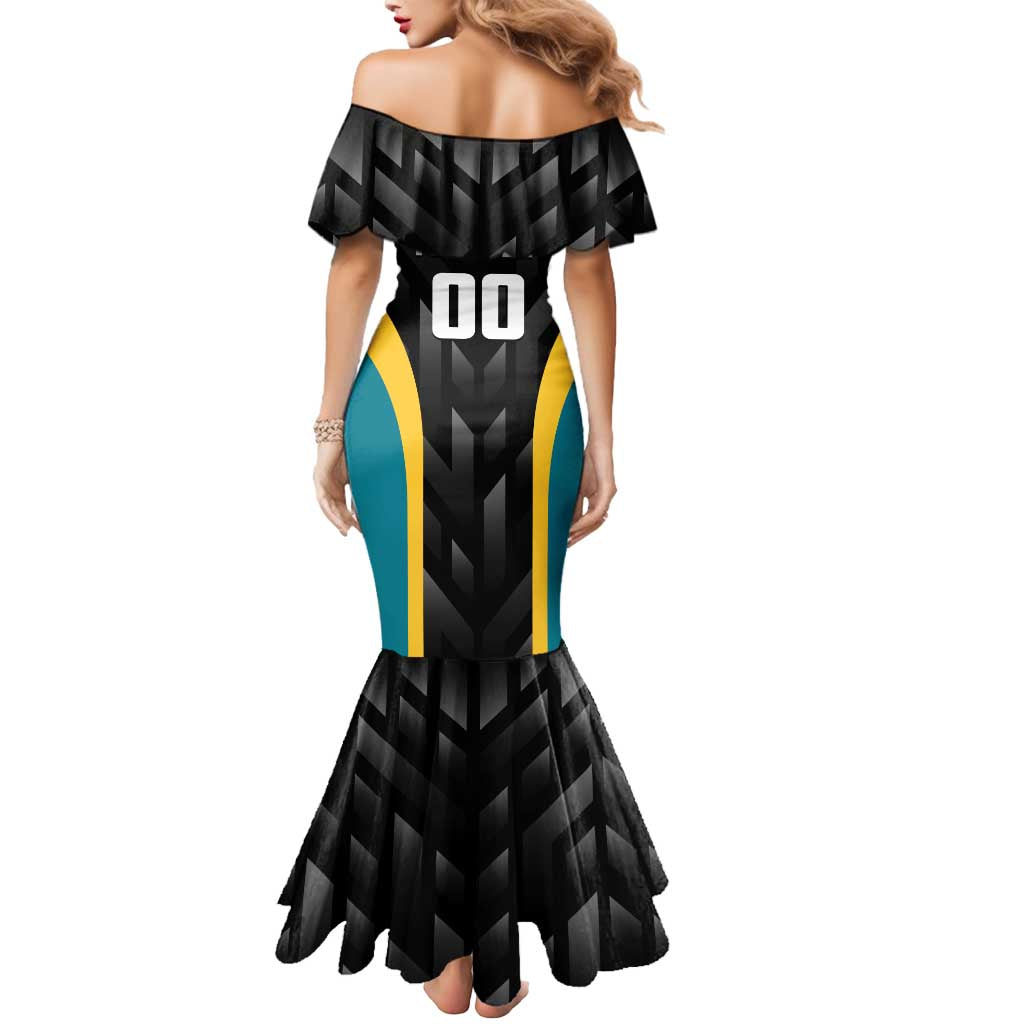 Bahamas Basketball Custom Mermaid Dress Team Bahamas Come On