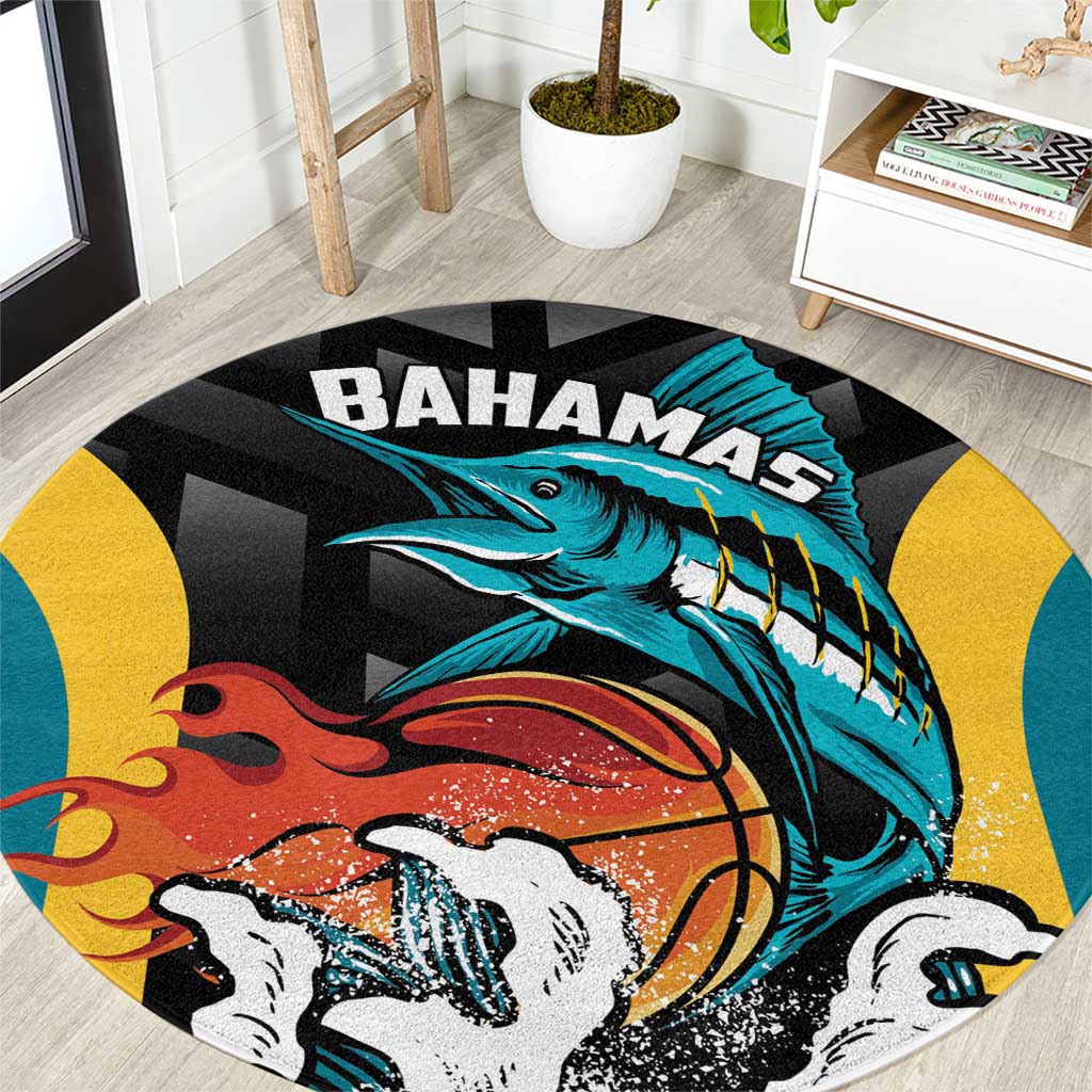 Bahamas Basketball Round Carpet Team Bahamas Come On