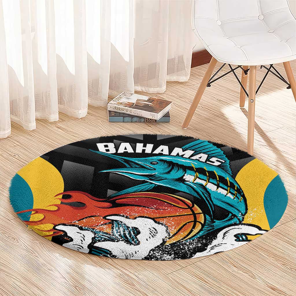 Bahamas Basketball Round Carpet Team Bahamas Come On