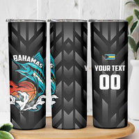 Bahamas Basketball Custom Skinny Tumbler Team Bahamas Come On
