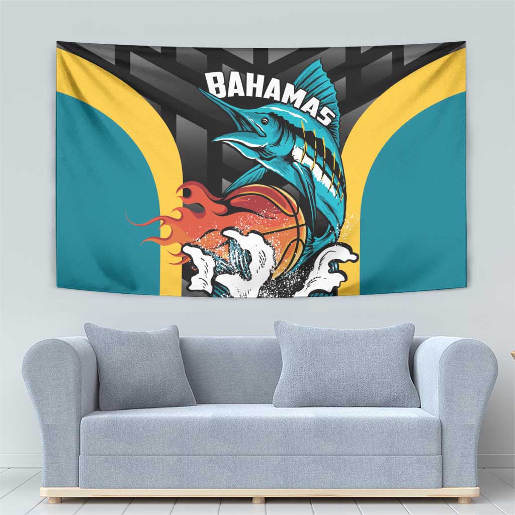 Bahamas Basketball Tapestry Team Bahamas Come On