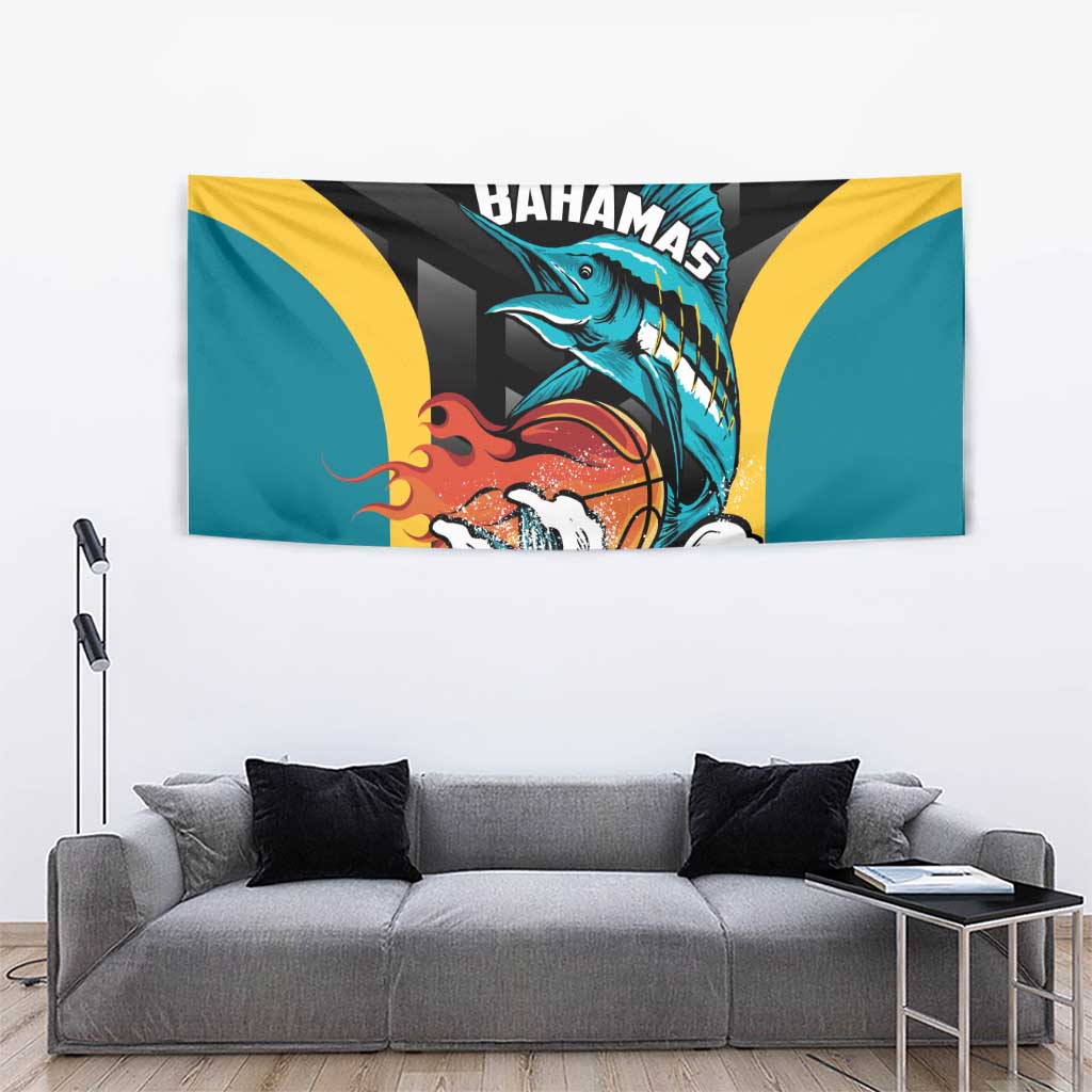 Bahamas Basketball Tapestry Team Bahamas Come On