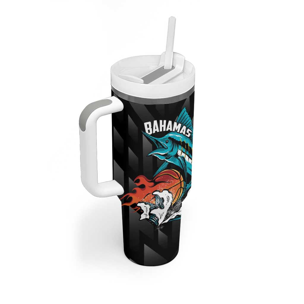 Bahamas Basketball Custom Tumbler With Handle Team Bahamas Come On