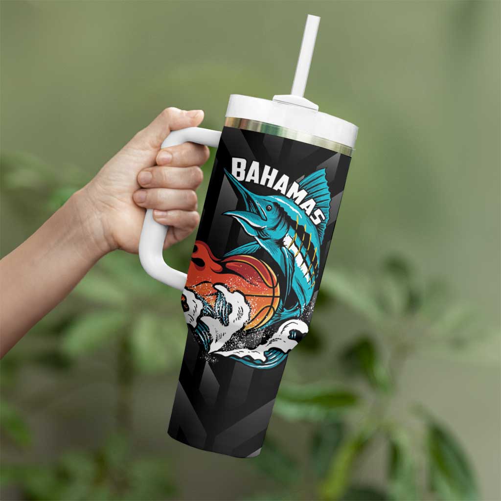 Bahamas Basketball Custom Tumbler With Handle Team Bahamas Come On