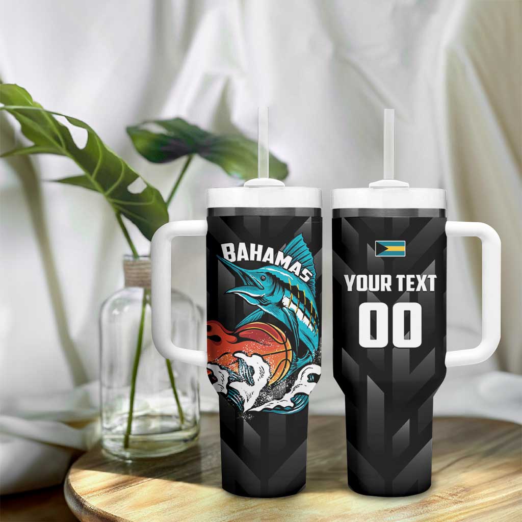 Bahamas Basketball Custom Tumbler With Handle Team Bahamas Come On