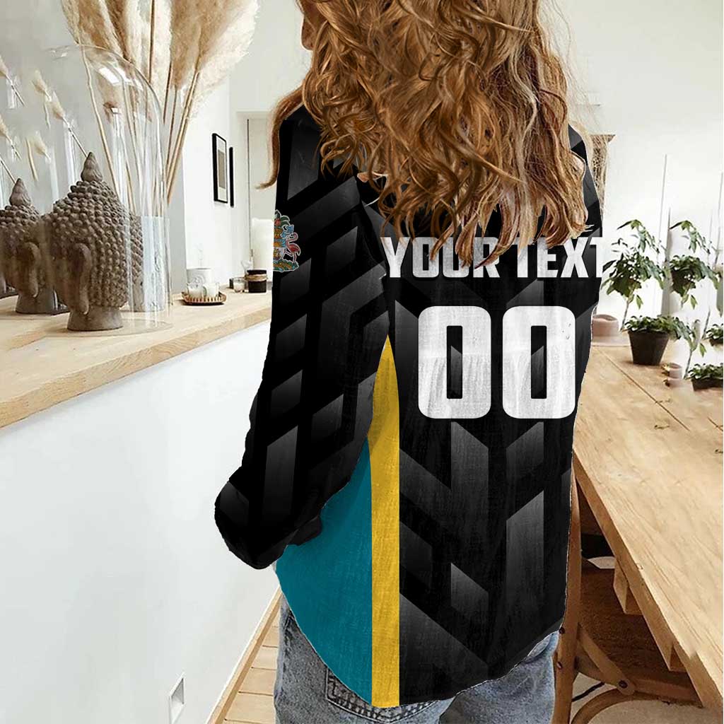 Bahamas Basketball Custom Women Casual Shirt Team Bahamas Come On