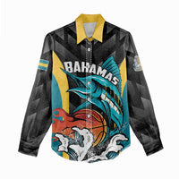 Bahamas Basketball Custom Women Casual Shirt Team Bahamas Come On