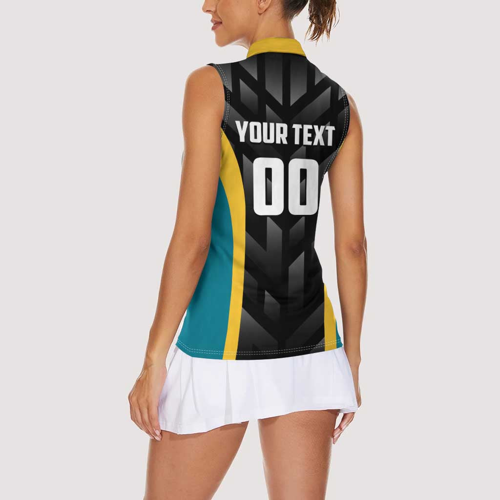 Bahamas Basketball Custom Women Sleeveless Polo Shirt Team Bahamas Come On