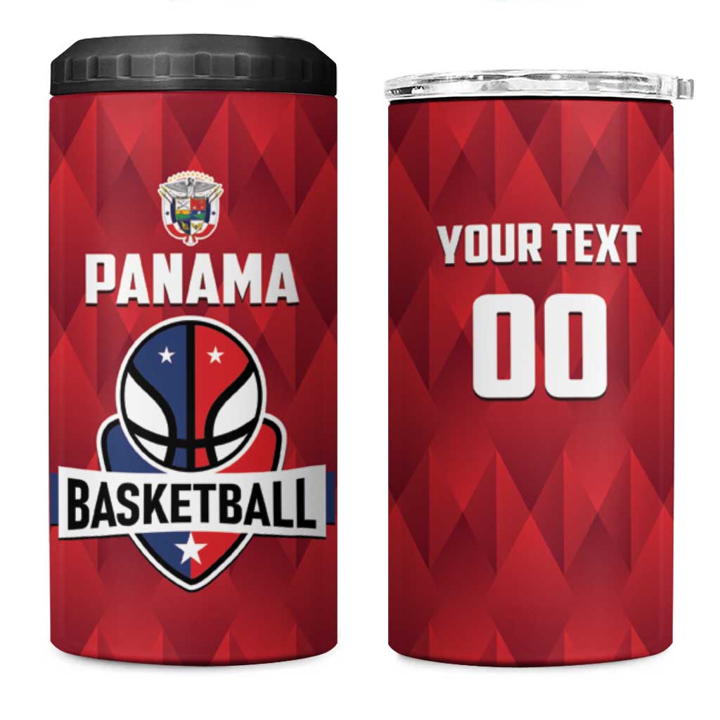 Panama Basketball Custom 4 in 1 Can Cooler Tumbler Panama Go Champion