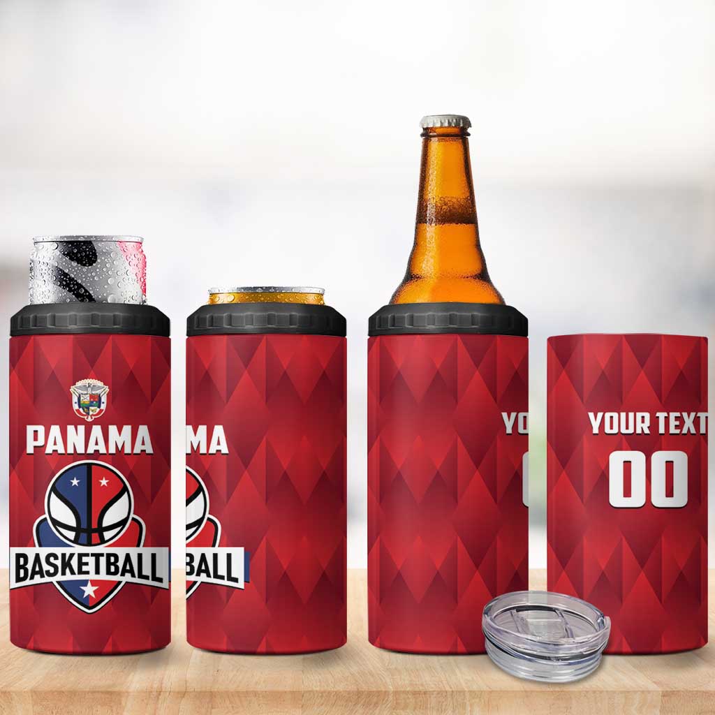 Panama Basketball Custom 4 in 1 Can Cooler Tumbler Panama Go Champion