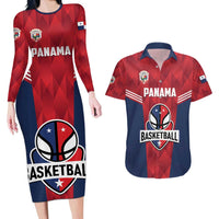 Panama Basketball Custom Couples Matching Long Sleeve Bodycon Dress and Hawaiian Shirt Panama Go Champion