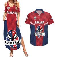 Panama Basketball Custom Couples Matching Summer Maxi Dress and Hawaiian Shirt Panama Go Champion