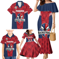 Panama Basketball Custom Family Matching Mermaid Dress and Hawaiian Shirt Panama Go Champion