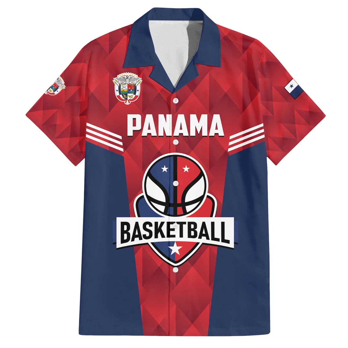Panama Basketball Custom Family Matching Off The Shoulder Long Sleeve Dress and Hawaiian Shirt Panama Go Champion