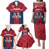 Panama Basketball Custom Family Matching Puletasi and Hawaiian Shirt Panama Go Champion