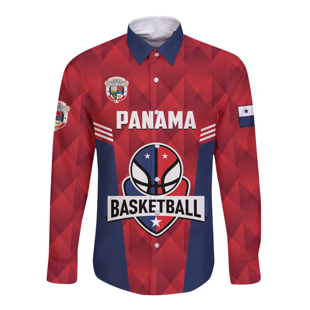 Panama Basketball Custom Long Sleeve Button Shirt Panama Go Champion