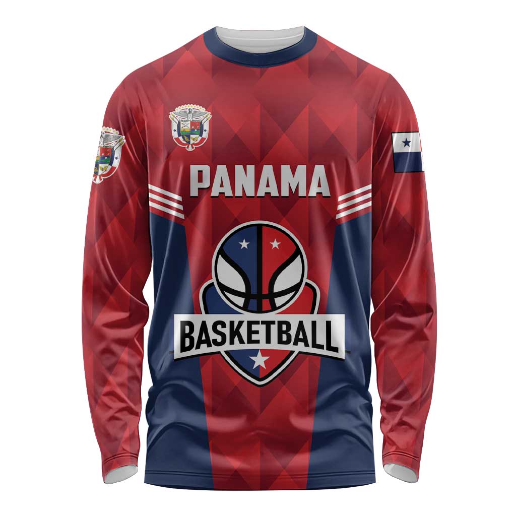 Panama Basketball Custom Long Sleeve Shirt Panama Go Champion