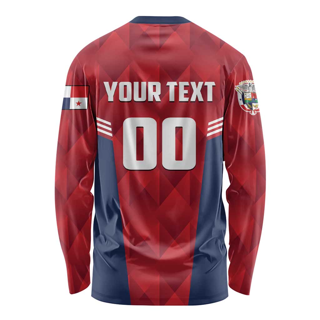 Panama Basketball Custom Long Sleeve Shirt Panama Go Champion