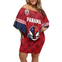 Panama Basketball Custom Off Shoulder Short Dress Panama Go Champion
