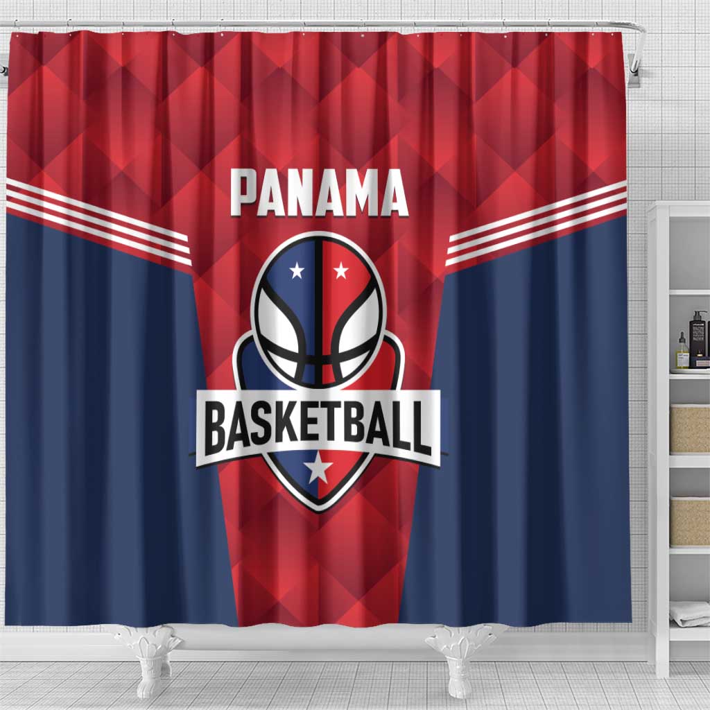 Panama Basketball Shower Curtain Panama Go Champion