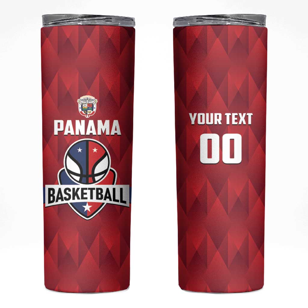 Panama Basketball Custom Skinny Tumbler Panama Go Champion