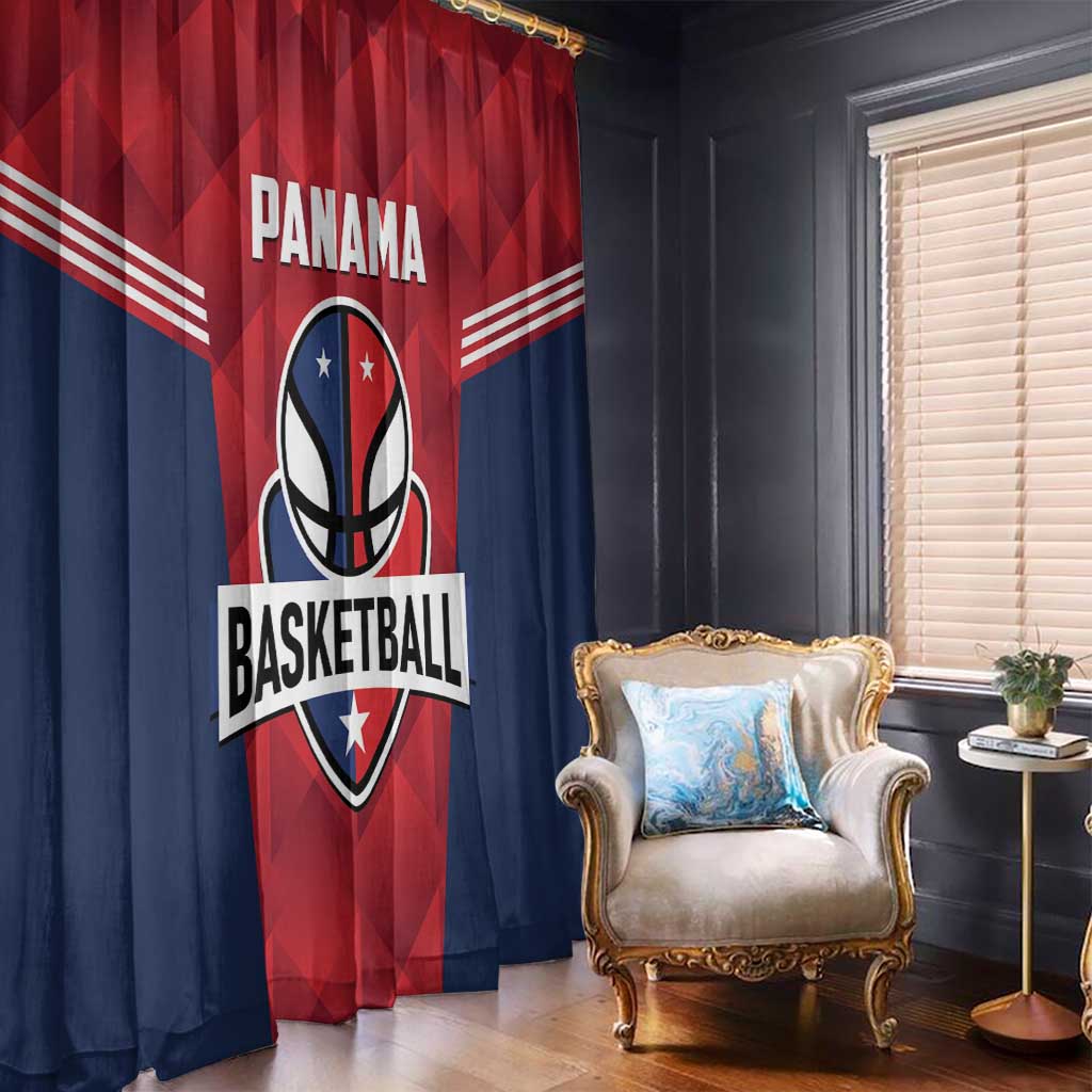 Panama Basketball Window Curtain Panama Go Champion