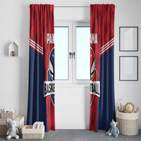 Panama Basketball Window Curtain Panama Go Champion