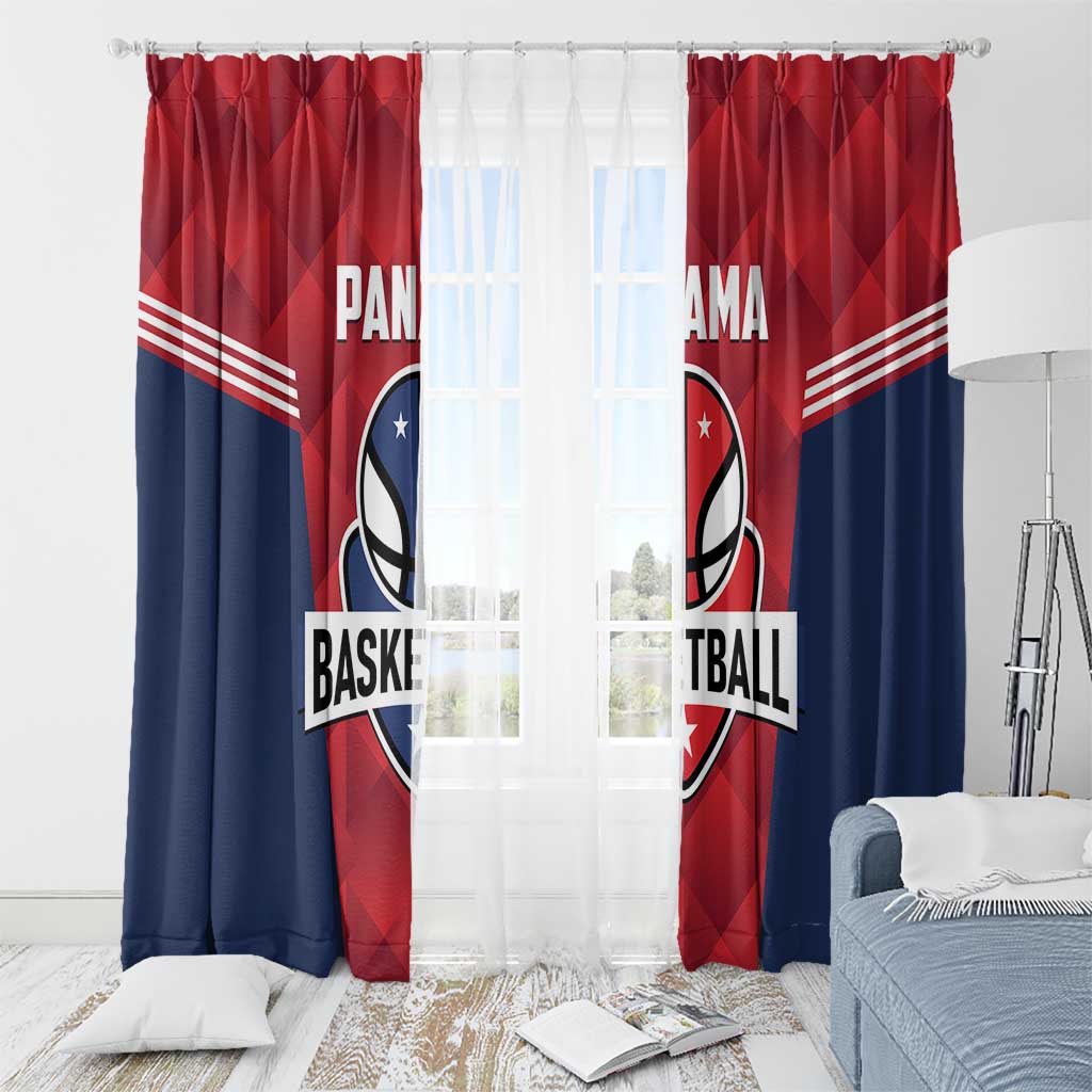 Panama Basketball Window Curtain Panama Go Champion