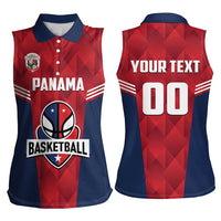 Panama Basketball Custom Women Sleeveless Polo Shirt Panama Go Champion