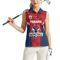Panama Basketball Custom Women Sleeveless Polo Shirt Panama Go Champion
