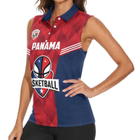 Panama Basketball Custom Women Sleeveless Polo Shirt Panama Go Champion
