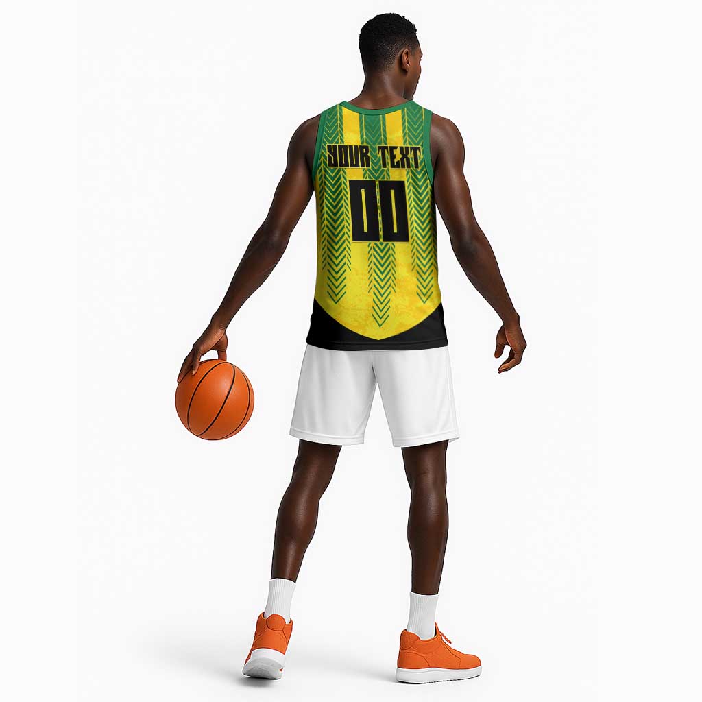 Custom Jamaica Cricket Scorpions Basketball Jersey Go Champions
