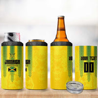 Custom Jamaica Cricket Scorpions 4 in 1 Can Cooler Tumbler Go Champions