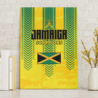 Jamaica Cricket Scorpions Canvas Wall Art Go Champions