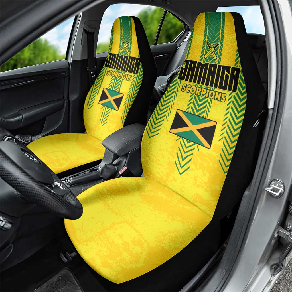 Jamaica Cricket Scorpions Car Seat Cover Go Champions