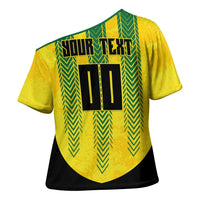 Custom Jamaica Cricket Scorpions Cross Shoulder Shirt Go Champions
