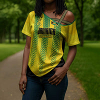 Custom Jamaica Cricket Scorpions Cross Shoulder Shirt Go Champions