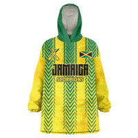 Custom Jamaica Cricket Scorpions Kid Wearable Blanket Hoodie Go Champions